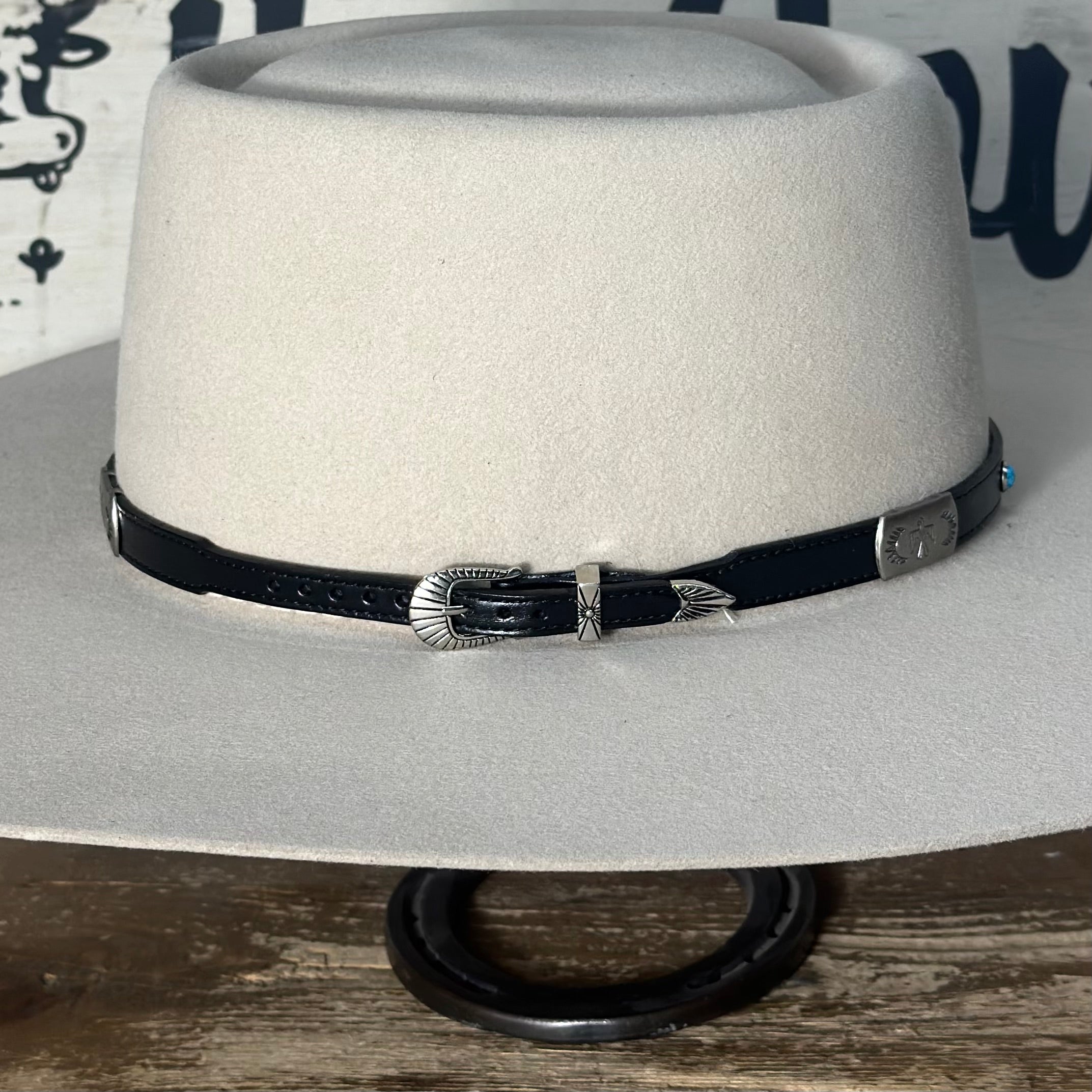 Leather Concho Hat Band Mens Cowboy Hat Band Hat Accessories for Men  Hatband With Conchos -  Hong Kong