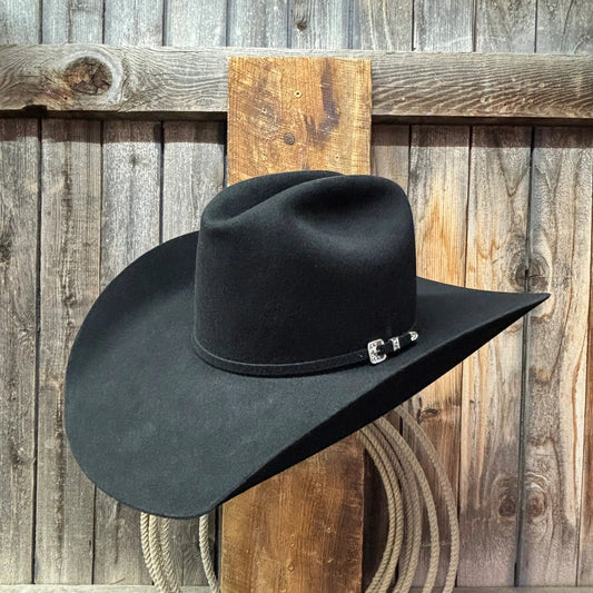 Rodeo King 100X / 100% Pure Beaver 4 1/2" Brim | Black WITH FREE HAT CAN