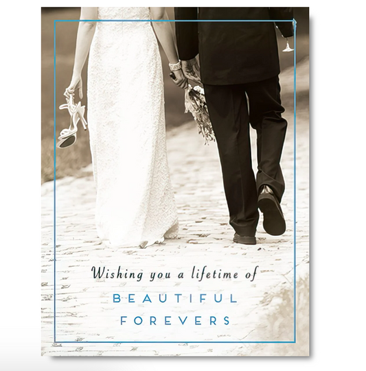 Wedding Card| Wishing you a Lifetime of Beautiful Forevers