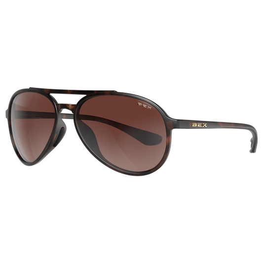 BEX Sunglasses| Wesley Lite Brown Silver