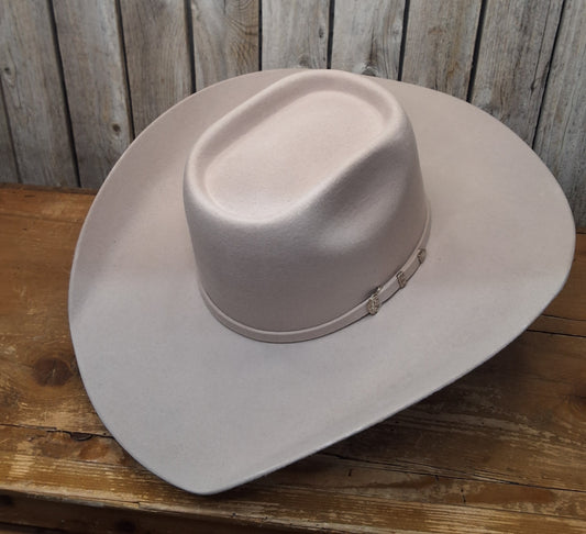 Twister 3x Wool Pre-Creased Rowdy 4 1/4" Brim | Silverbelly **SALE**