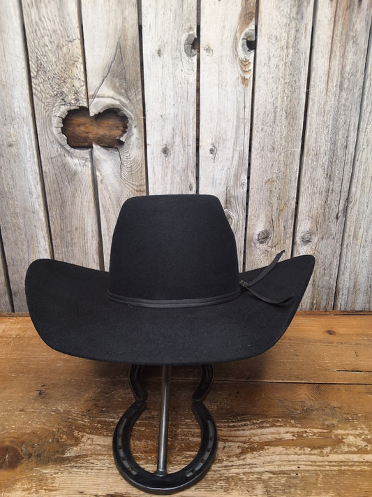 Twister 100% Wool 4" Brim | Youth Black