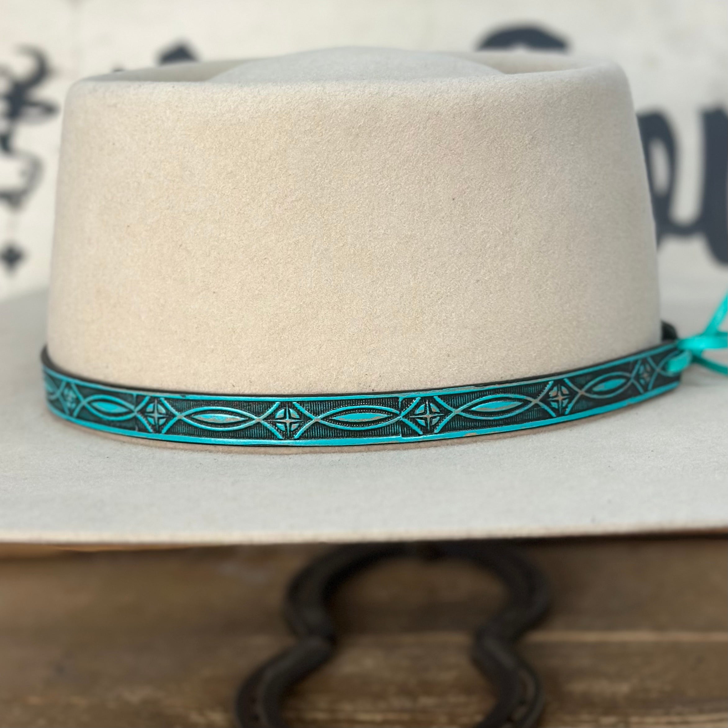 Turquoise best sale hat band