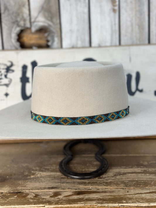 Hatband B1-M | 7 Row Stretch Bronze Combo FINAL SALE, NOT RETURNABLE