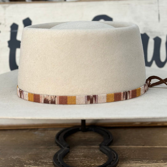 Hatband HB30-01 1/2"Tapestry Gold/Brown/Rose FINAL SALE, NOT RETURNABLE
