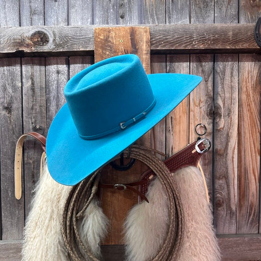 Rodeo King 7X 4 1/2" Brim | Turquoise *ON SALE-NOT ELIGIBLE FOR EXCHANGE OR REFUND*