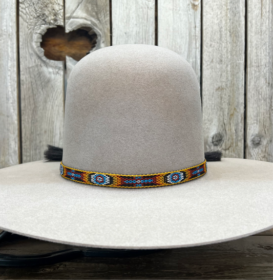 Hat Band | 1/2" Bright Ribbon w/ Tassel Multi
