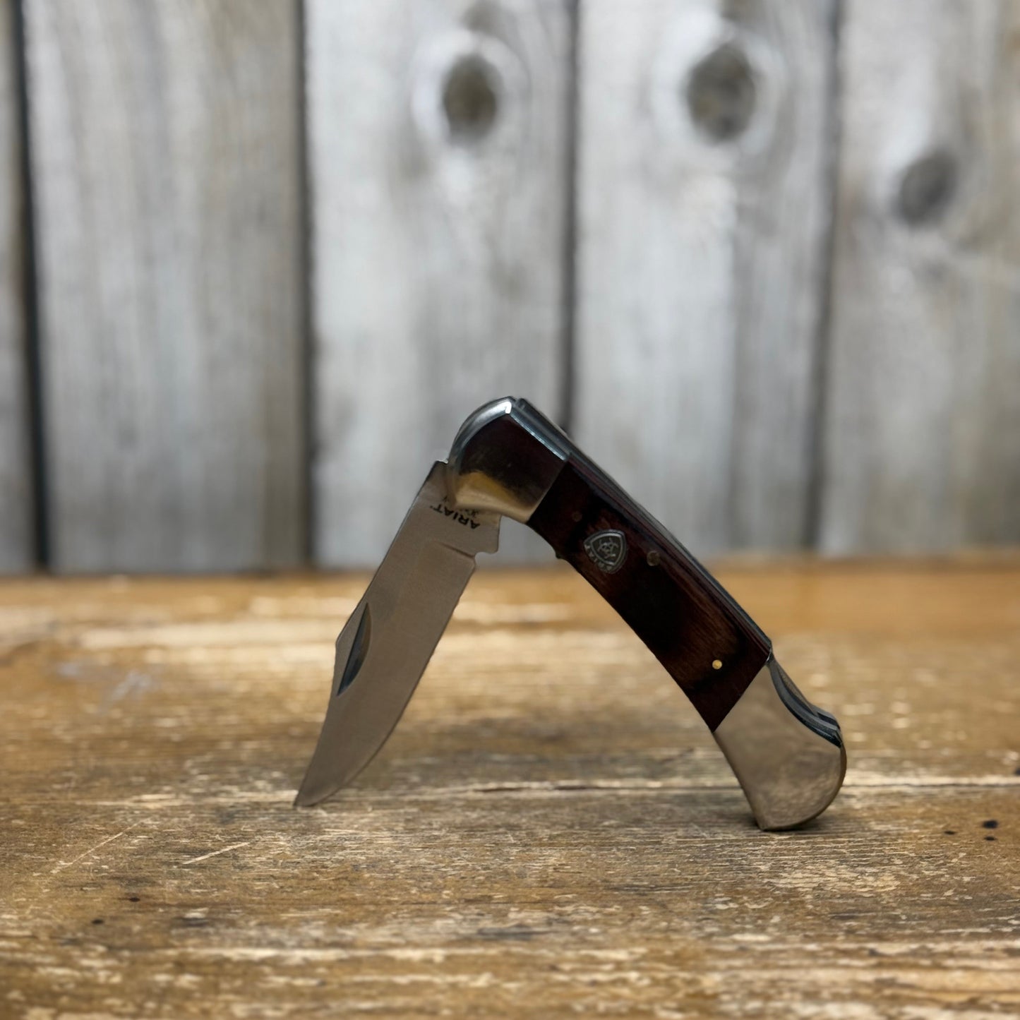 Ariat Folding Smooth Blade | Large Brown