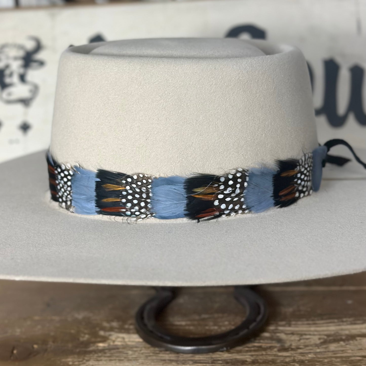 Hatband FHB-01-G| Feather Straight Tie