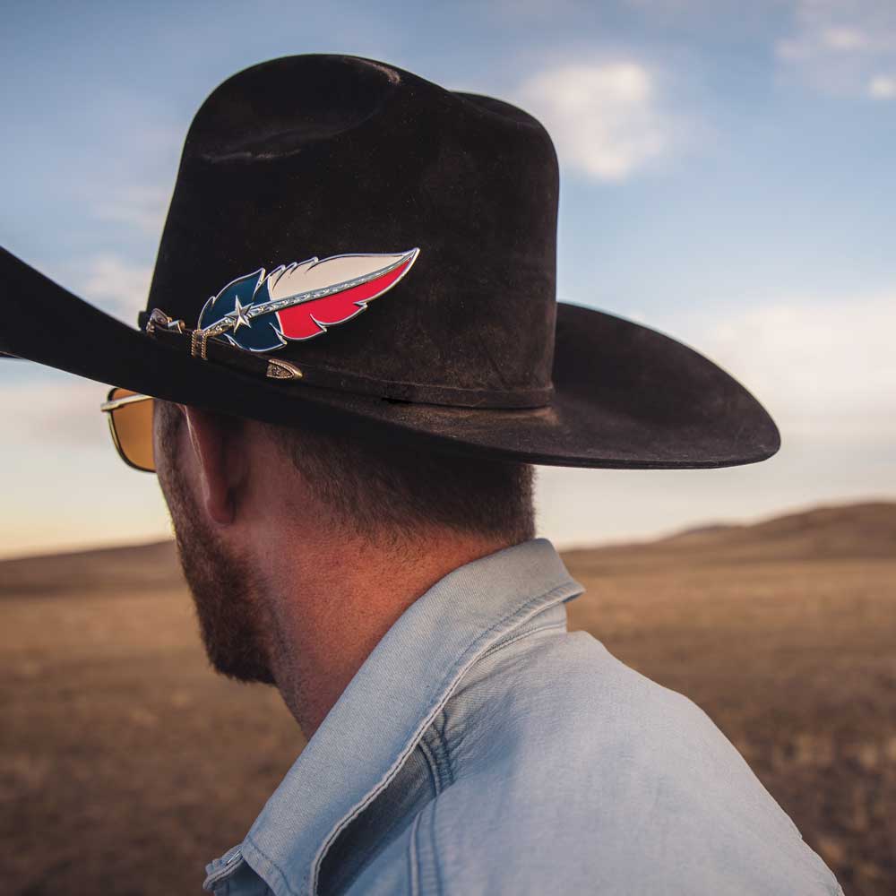Montana Silversmith | Texas Flag Hat Feather
