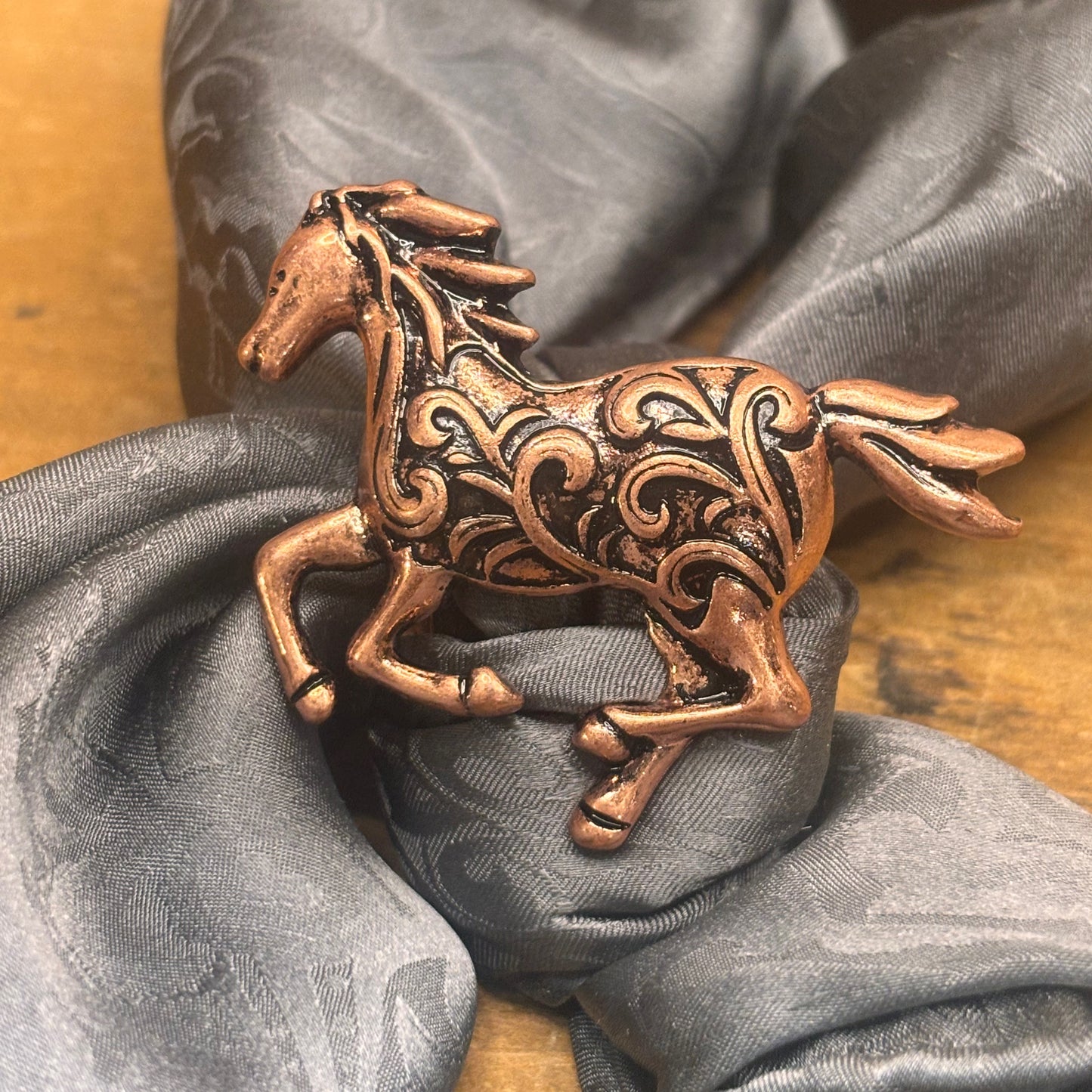 Scarf Slide| Horse Copper