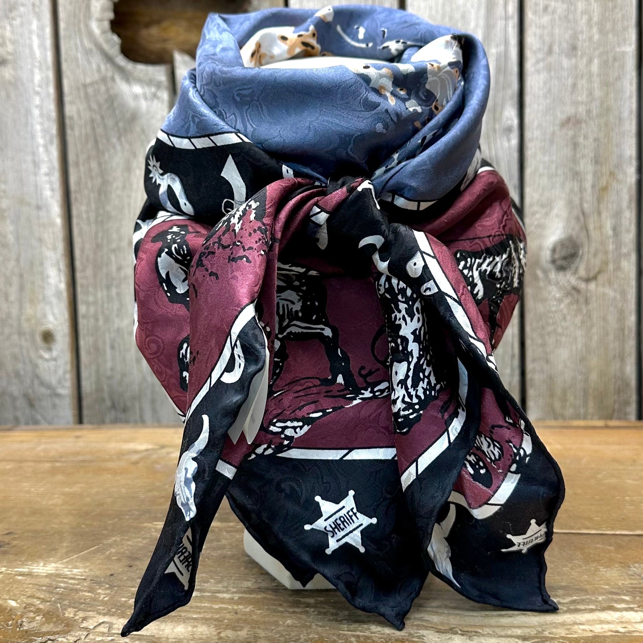 Wild Rag Limited Edition CM Russell Slate Blue – The Cow Lot