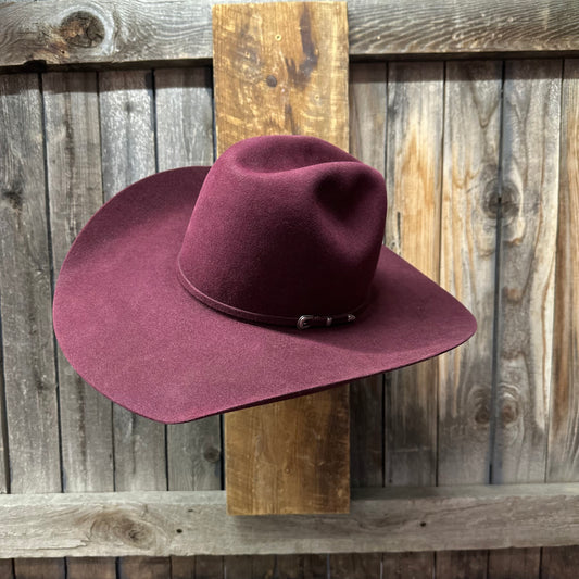 Rodeo King 7X 4 1/2" Brim | Merlot
