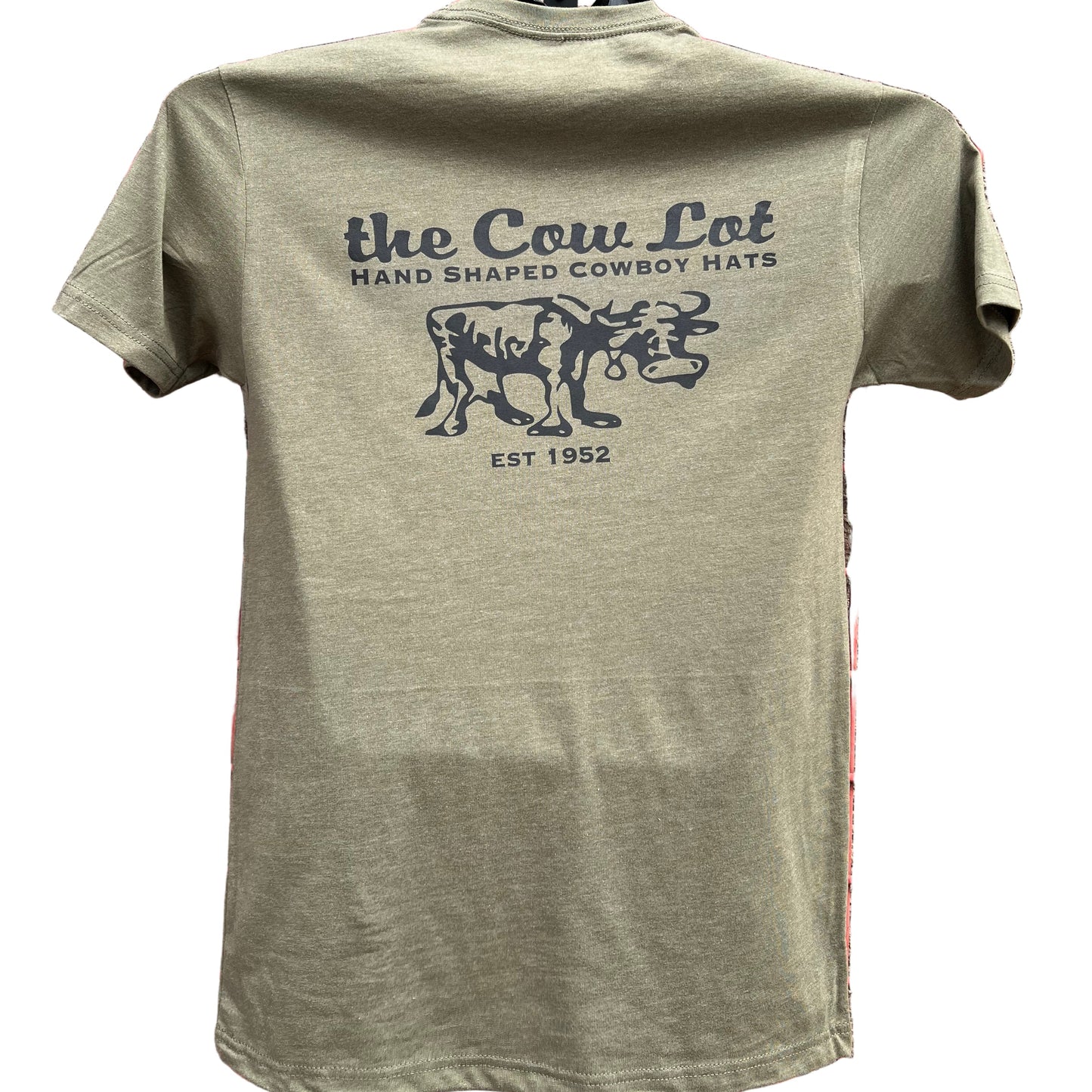 The Cow Lot Tee Shirt | Military Green Triblend