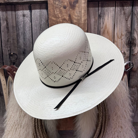 Twister straw weave hat