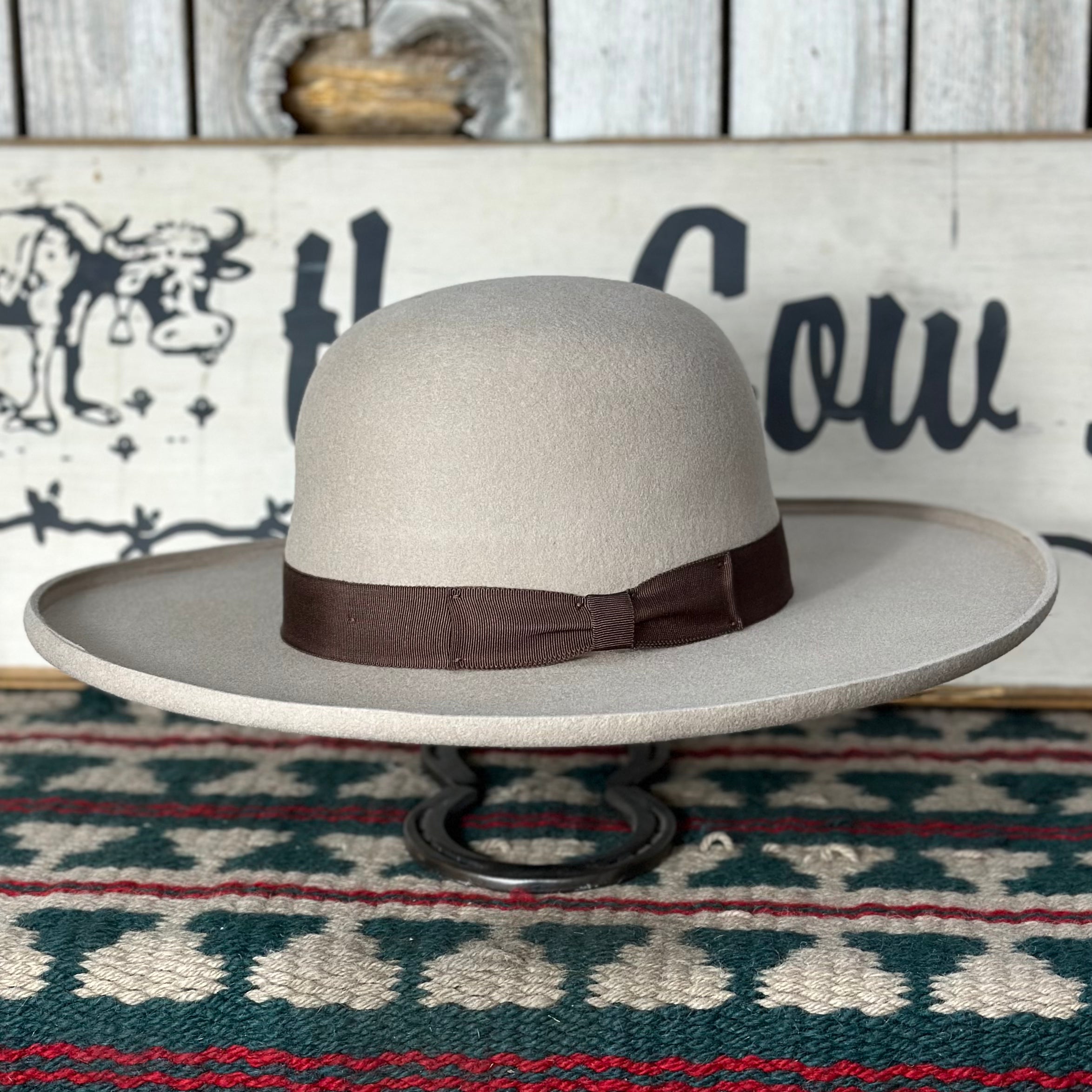 American Hat Makers Friesian Leather Cowboy Hat Band - Millbrook Tack