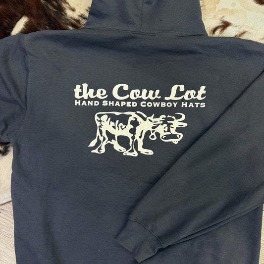 The Cow Lot Hoodie | Iron w/ Ash