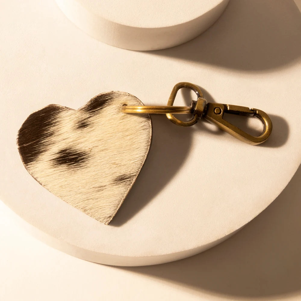Key Chain | Carved Heart