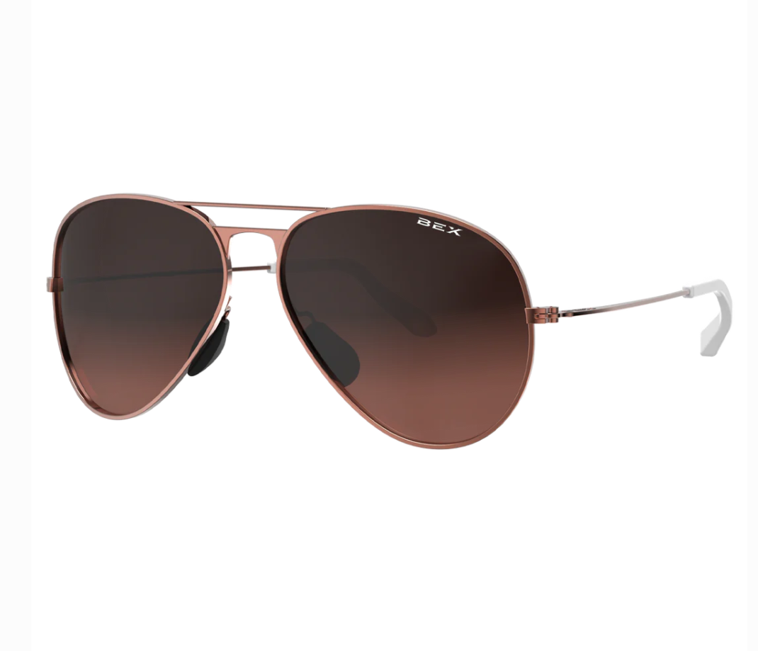 BEX Sunglasses| Wesley Rose Gold/Brown