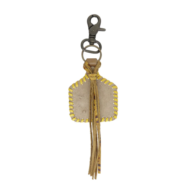 Key Fob | Stitched Sunflower