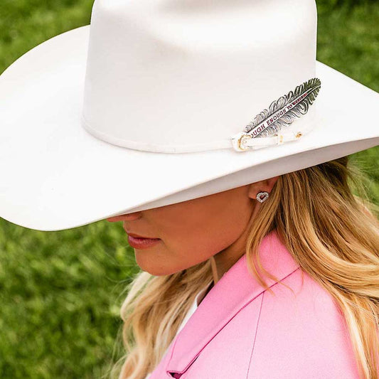 Montana Silversmith | Tough Enough to Wear Pink Hat Feather