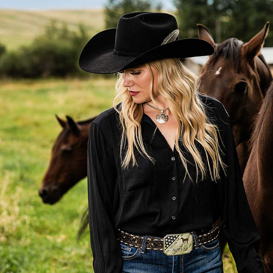 Montana Silversmith | AQHA Silver Retro Hat Feather