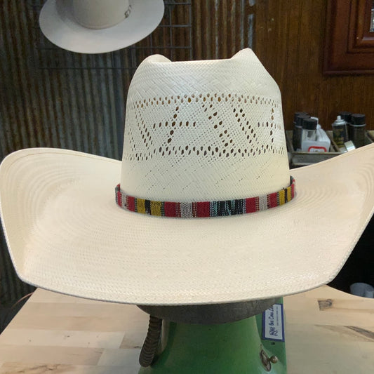 Hatband HB30-12 1/2" Tapestry Red/Silver/Gold/ Black