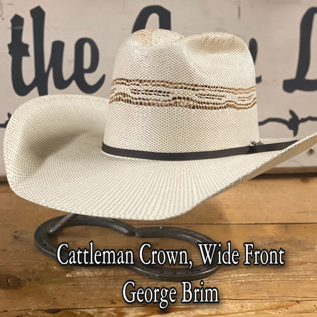 Cattleman Straw Cowboy Hat