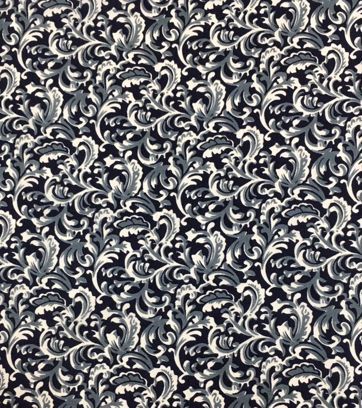 Wild Rag Calico Navy 20"