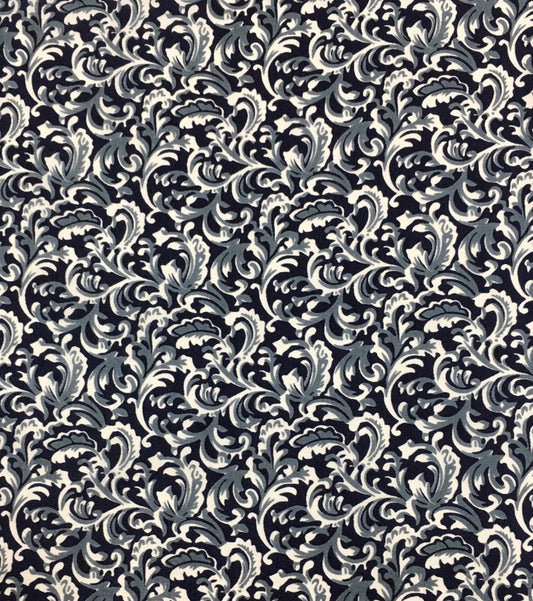 Wild Rag Calico Navy 20"