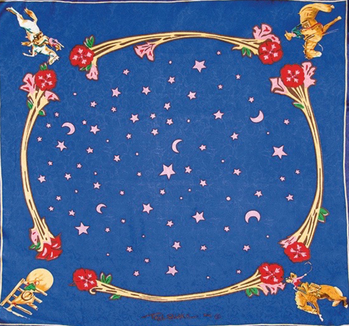 Wild Rag Limited Edition Rodeo Girls Blue