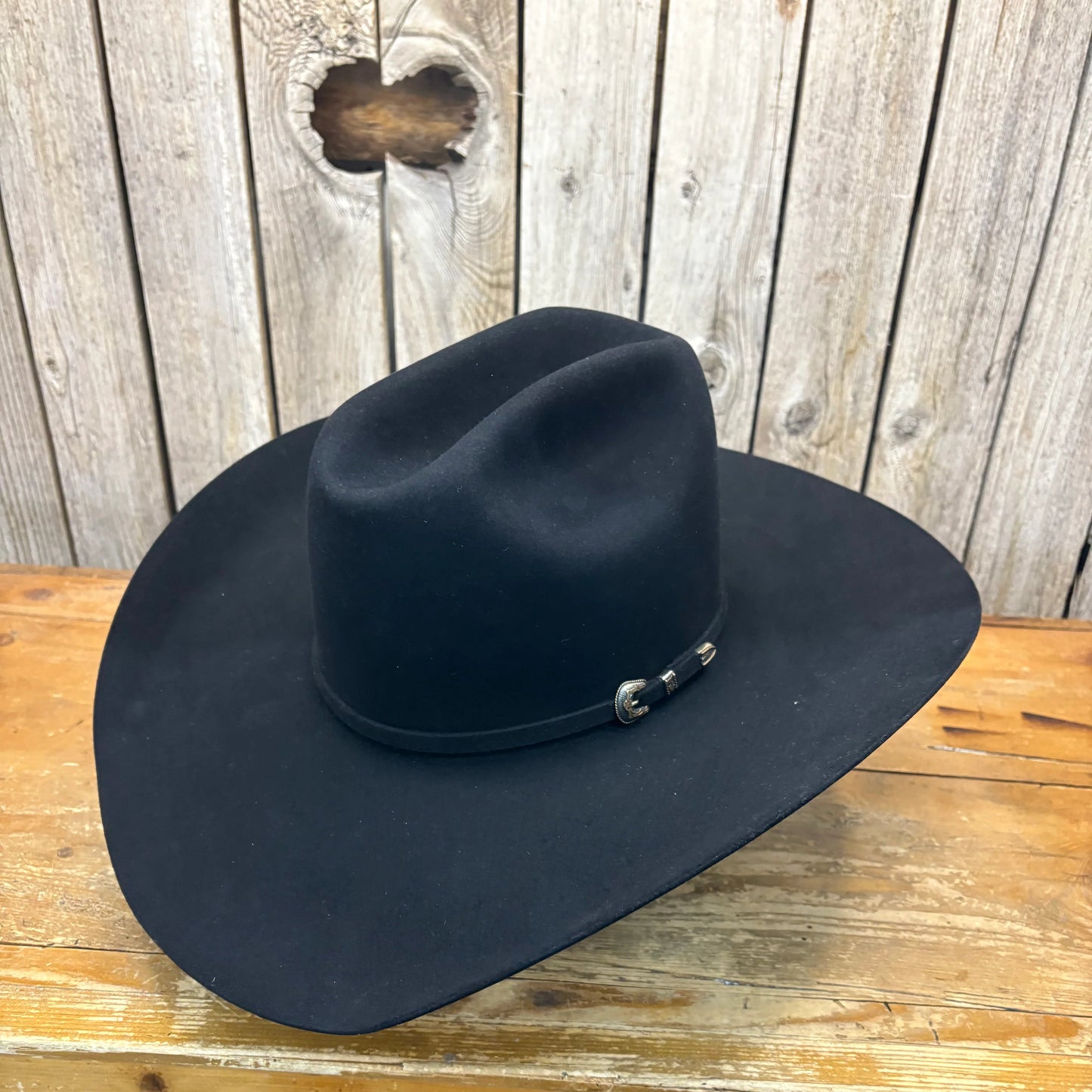 Rodeo King 100X / 100% Pure Beaver 4 1/2" Brim | Black WITH FREE HAT CAN