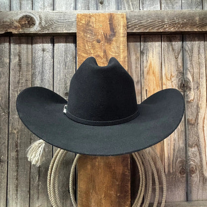 Rodeo King 100X / 100% Pure Beaver 4 1/2" Brim | Black WITH FREE HAT CAN