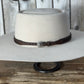 Hat Band | Brown Leather w/ Fancy Lacing