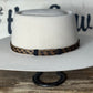 Hat Band | Horsehair 5 Strand w/ Knots Sorrel/Black