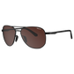 BEX Sunglasses| Welvis Black Brown Silver