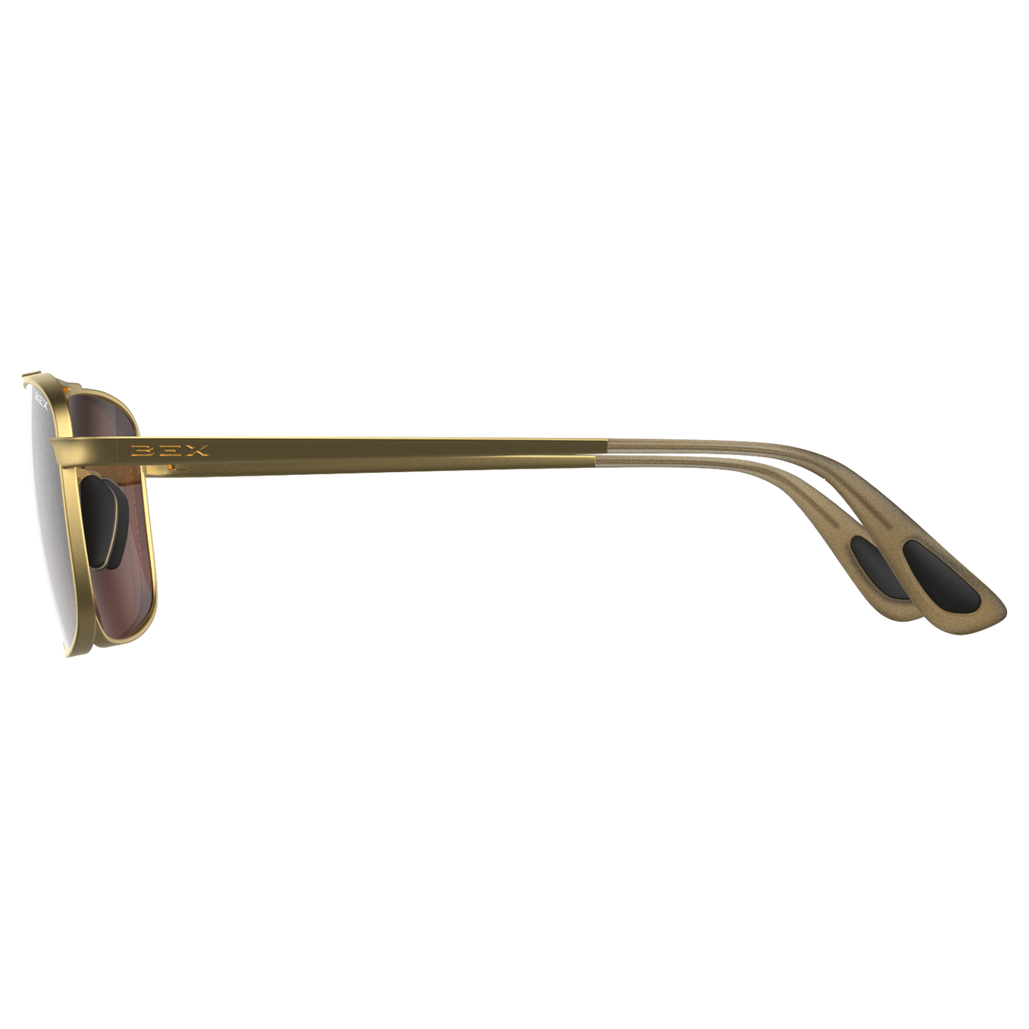 BEX Sunglasses| Accel Gold/ Brown /Silver