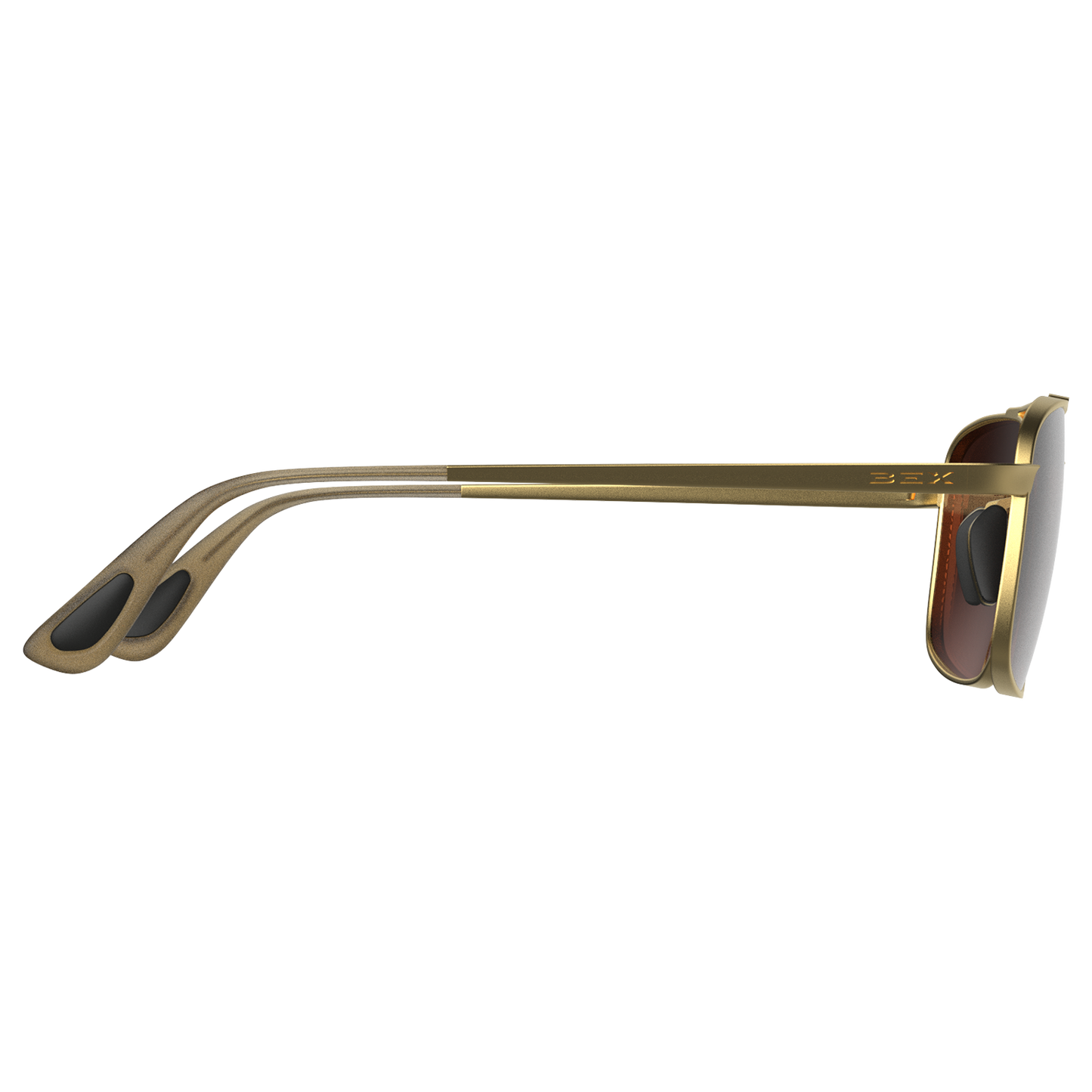 BEX Sunglasses| Accel Gold/ Brown /Silver