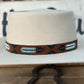 Hatband B2-Y | 11 Row Stretch Brown/Black/Turquoise/White/Orange