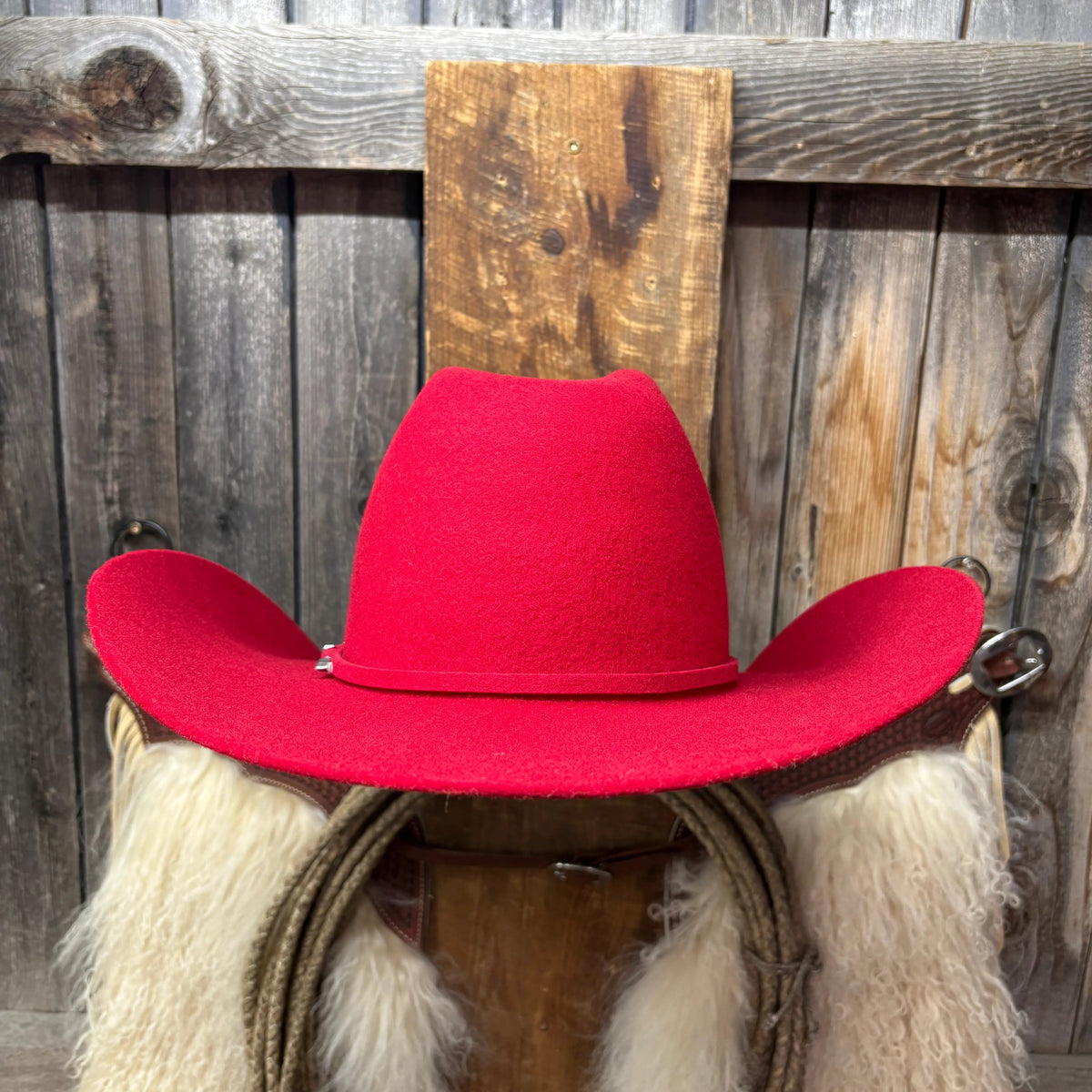 Rodeo King 3X Wool 4 1/2" Brim | Red *ON SALE-NOT ELIGIBLE FOR EXCHANGE OR REFUND*