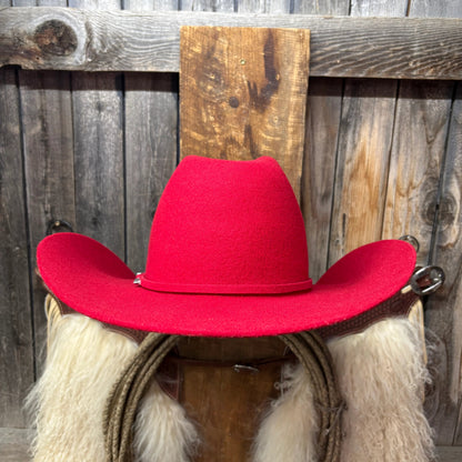 Rodeo King 3X Wool 4 1/2" Brim | Red *ON SALE-NOT ELIGIBLE FOR EXCHANGE OR REFUND*