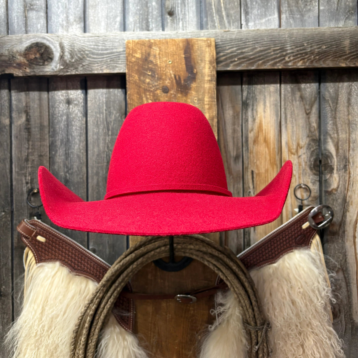 Rodeo King 3X Wool 4 1/2" Brim | Red *ON SALE-NOT ELIGIBLE FOR EXCHANGE OR REFUND*