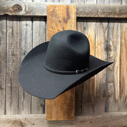 Rodeo King 3X Wool 4 1/2" Brim | Black