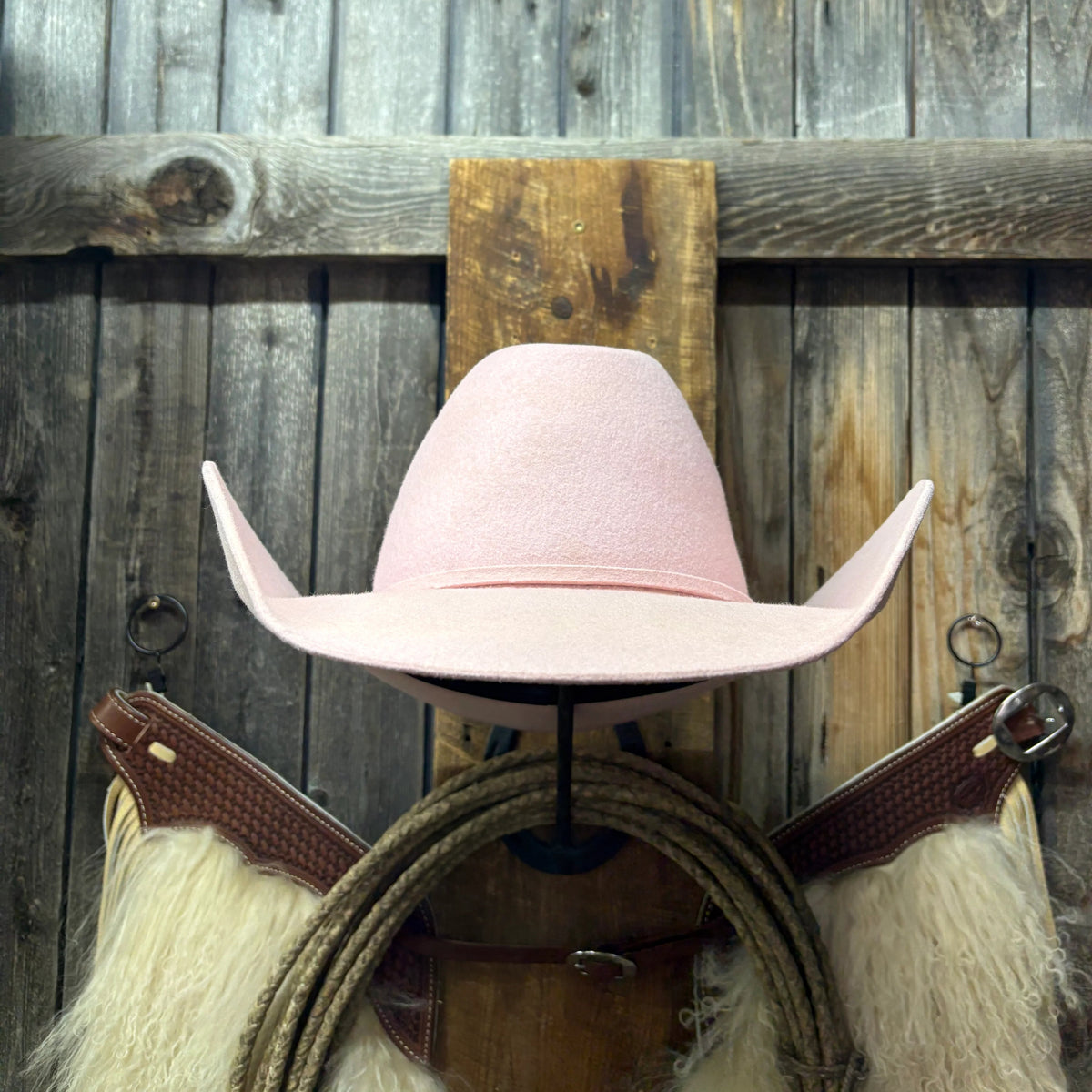 Rodeo King 3X Wool 4 1/2" Brim | Powder Pink *ON SALE-NOT ELIGIBLE FOR EXCHANGE OR REFUND*