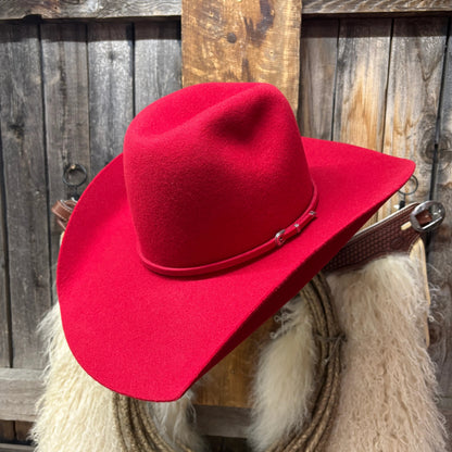 Rodeo King 3X Wool 4 1/2" Brim | Red *ON SALE-NOT ELIGIBLE FOR EXCHANGE OR REFUND*