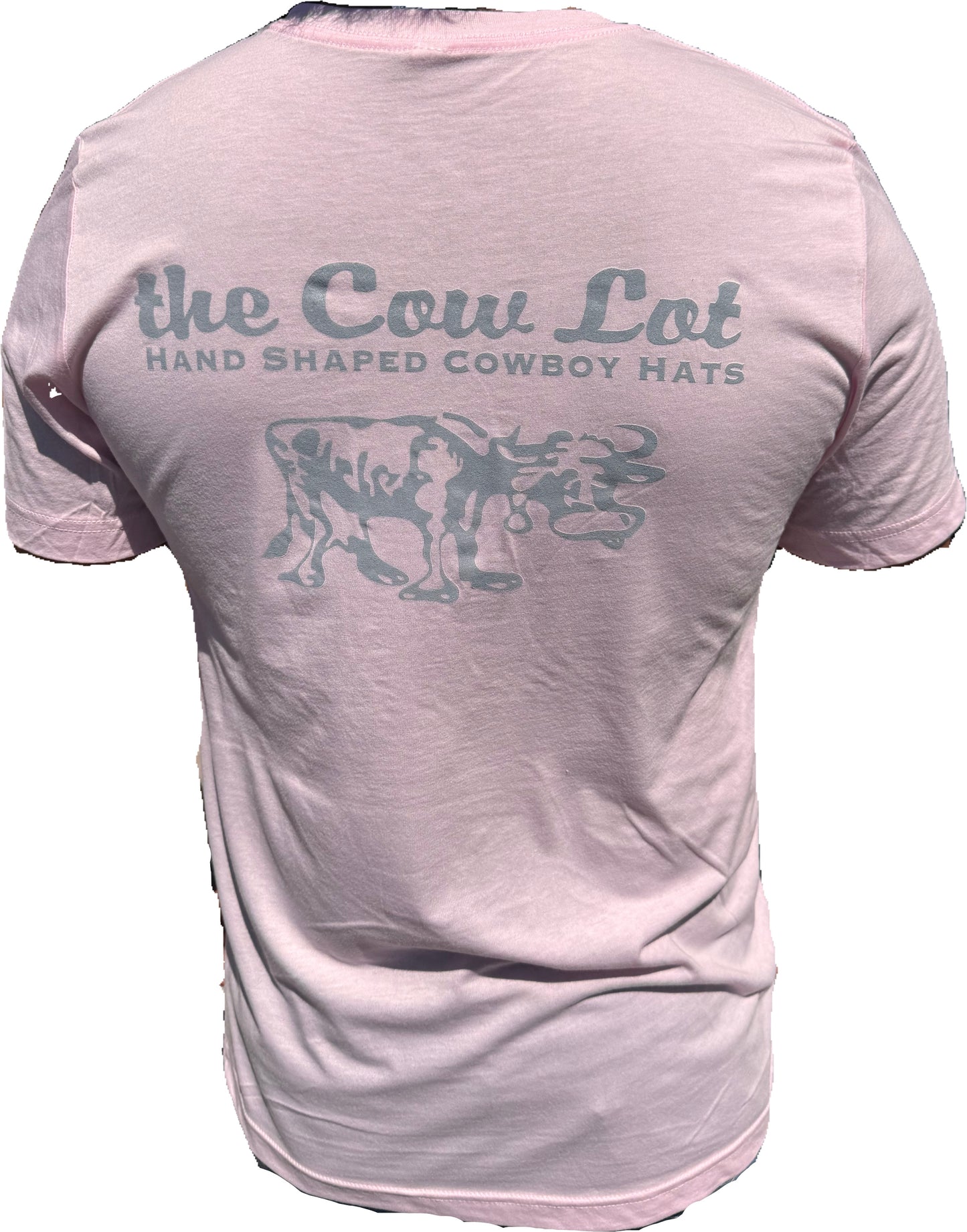 The Cow Lot Tee Shirt | Pink Triblend