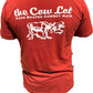 The Cow Lot Tee Shirt | Brick Triblend