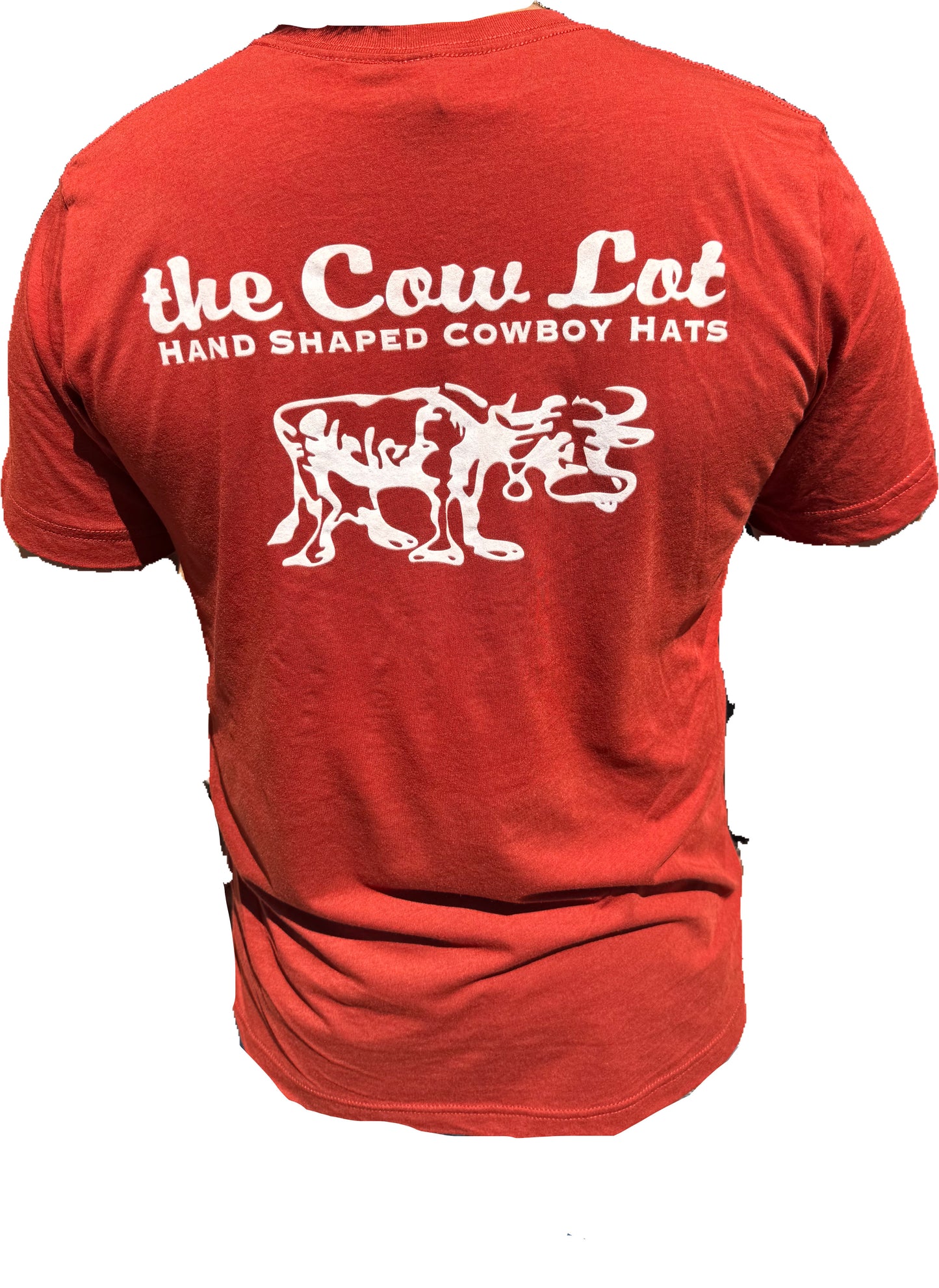 The Cow Lot Tee Shirt | Brick Triblend