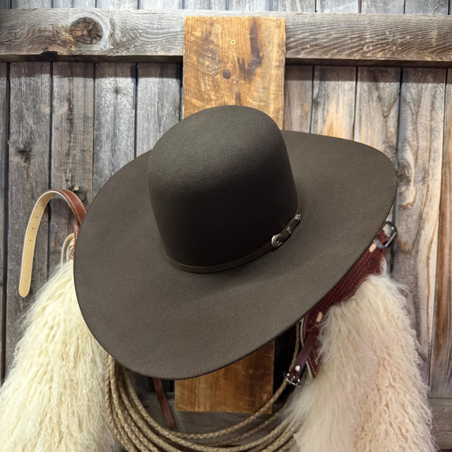 JW Brooks Beaver 50 5" Brim | Chocolate