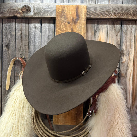 JW Brooks Beaver 50 5" Brim | Chocolate